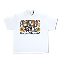 White amazing grace how sweet the sound Urban Heavy Tee - RacoonDesign