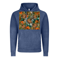 Vintage Denim fall cowhide highland cow tumbler Vintage Hoodie - RanaPortraitStore