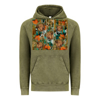 Vintage Olive fall cowhide highland cow tumbler Vintage Hoodie - RanaPortraitStore