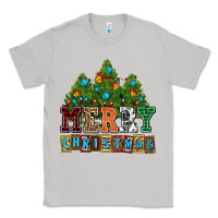 Moon Dust merry christmas with christmas trees Classic Tee - AdoDesignShop