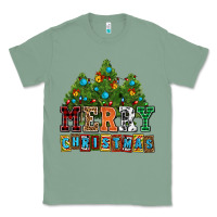Sage merry christmas with christmas trees Classic Tee - AdoDesignShop