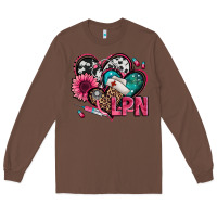 Chestnut lpn licensed practical nurse hearts Long Sleeve Tee - Jasminsmagicworld