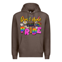 Coffee don't hide your pride Premium Hoodie - Artiststas