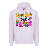 Lilac don't hide your pride Premium Hoodie - Artiststas