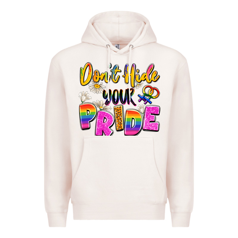 Don't Hide Your Pride Premium Hoodie by Artiststas | Teevron