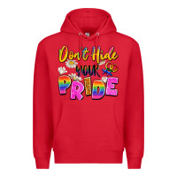 Red don't hide your pride Premium Hoodie - Artiststas