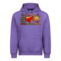 Tulip Peace love tacos Urban Hoodie - NancyCooperArtShop