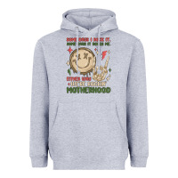 Heather Grey some days i rock it some days it rocks me either w Heavyweight Hoodie - MaliasSmallBusiness