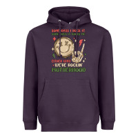 Plum some days i rock it some days it rocks me either w Heavyweight Hoodie - MaliasSmallBusiness