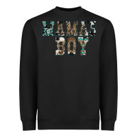 Black Western Mama's Boy Heavyweight Sweatshirt - CowhideDigitalArt