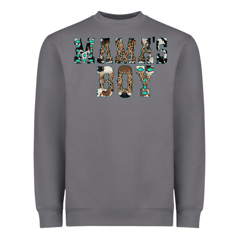 Western Mama's Boy Heavyweight Sweatshirt by CowhideDigitalArt | Teevron