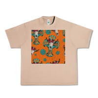 Burro western cross and bull skull seamless pattern Urban Heavy Tee - HRA Design Shop