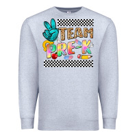 Heather Grey team pre k Premium Sweatshirt - NancyCooperArtShop