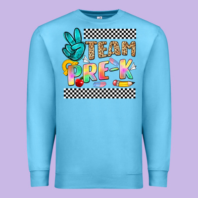 Team Pre K Premium Sweatshirt Designed By Nancycooperartshop