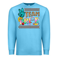 Ocean Blue team pre k Premium Sweatshirt - NancyCooperArtShop