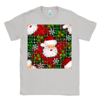 Moon Dust Christmas Santa Claus Seamless Pattern Classic Tee - BundleAndBundleShop