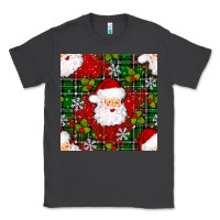 Smoke Christmas Santa Claus Seamless Pattern Classic Tee - BundleAndBundleShop