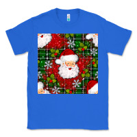 True Royal Christmas Santa Claus Seamless Pattern Classic Tee - BundleAndBundleShop
