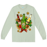 Matcha beer bottle party set for christmas Long Sleeve Tee - AdoDesignShop