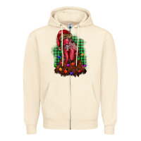 Sandshell christmas rooster Zipper Hoodie - BarkalooDesign