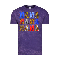 Cloud Purple mama american flag 4th of july Vintage Tee - HRA Design Shop