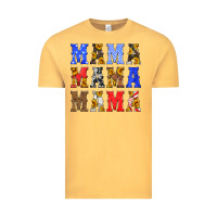 Vintage Mustard mama american flag 4th of july Vintage Tee - HRA Design Shop