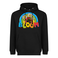 Black bloom Heavyweight Hoodie - NancyCooperArtShop