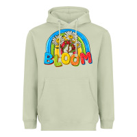 Matcha bloom Heavyweight Hoodie - NancyCooperArtShop