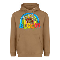 Toasted Coconut bloom Heavyweight Hoodie - NancyCooperArtShop