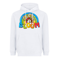 White bloom Heavyweight Hoodie - NancyCooperArtShop