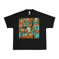 Black western bull skull seamless pattern Urban Heavy Tee - HRA Design Shop