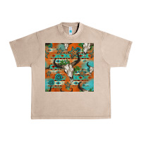 French Oak western bull skull seamless pattern Urban Heavy Tee - HRA Design Shop