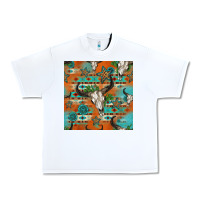 White western bull skull seamless pattern Urban Heavy Tee - HRA Design Shop