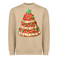 Mushroom red christmas cookie cake fa element Heavyweight Sweatshirt - FaDigitalArtStudio