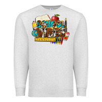 Oatmeal Heather school vibes Premium Sweatshirt - NancyCooperArtShop