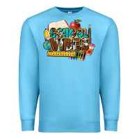 Ocean Blue school vibes Premium Sweatshirt - NancyCooperArtShop