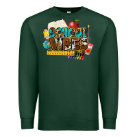 Sports Green school vibes Premium Sweatshirt - NancyCooperArtShop
