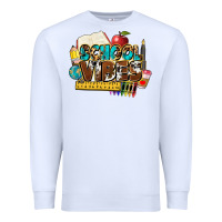 White school vibes Premium Sweatshirt - NancyCooperArtShop