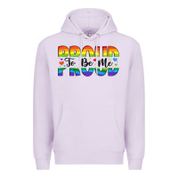 Lilac proud to be me Premium Hoodie - Artiststas