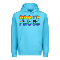Ocean Blue proud to be me Premium Hoodie - Artiststas