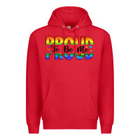 Red proud to be me Premium Hoodie - Artiststas