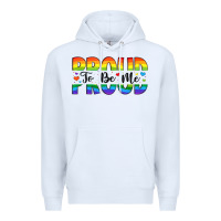 White proud to be me Premium Hoodie - Artiststas