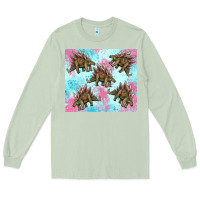 Matcha dinosaur stegosaurus Long Sleeve Tee - Artiststas