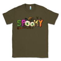Army Green spooky Classic Tee - AdoDesignShop