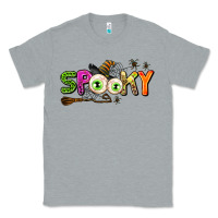 Heather Grey spooky Classic Tee - AdoDesignShop