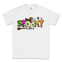 White spooky Classic Tee - AdoDesignShop