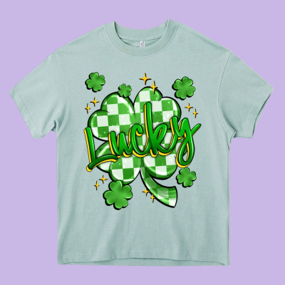 Lucky Heavy Core Tee Designed By Artiststas
