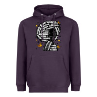 Plum black woman quotes Heavyweight Hoodie - MaliasSmallBusiness