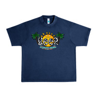 Navy beer sunshine Urban Heavy Tee - CowhideDigitalArt
