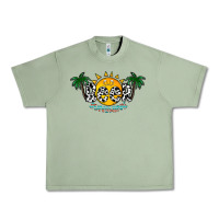 Oil Green beer sunshine Urban Heavy Tee - CowhideDigitalArt